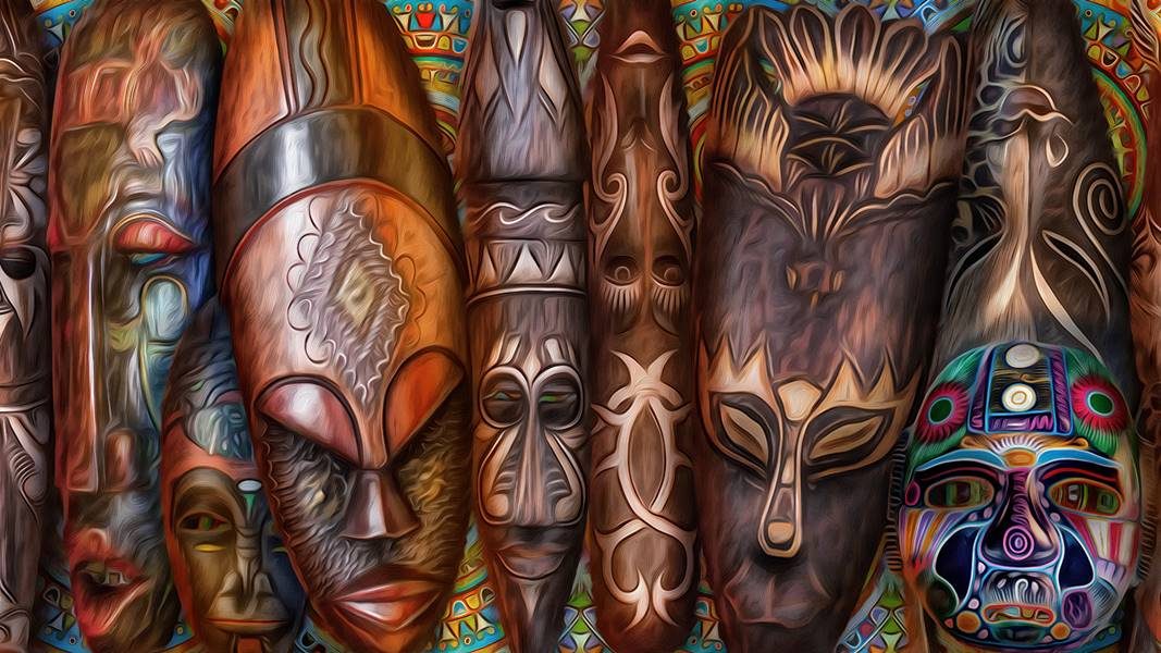 Masks_Painting_Art_African_masks_525450_1920x1080